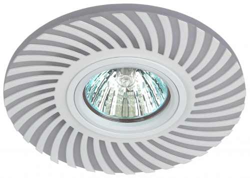 Светильник ЭРА DK LD32 WH /1 декор cо светодиодной подсветкой MR16 220V max 11W белый (1/50/1500) (Б0046906)