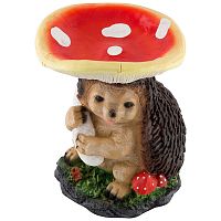 Фигурка садовая "Еж под грибом" H-23 см (1/10) (169401)