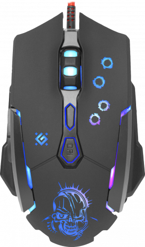Мышь проводная игровая DEFENDER Killer GM-170L, USB, 7 кнопок, черный (1/40) (52170) фото 6