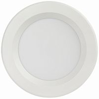 Светильник ЭРА даунлайт светодиодный SDL-10-90-30K-W25 встраиваемый круглый 25Вт 3000K 2250Лм D195х65 (1/10) (Б0049697)