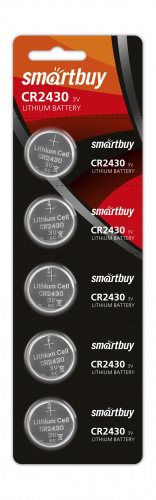 Элемент питания SMARTBUY CR 2430 BL5 (5/100) (SBBL-2430-5B)