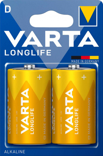 Элемент питания VARTA  LR20 LONGLIFE (2 бл)  (2/20/100) (04120101412)