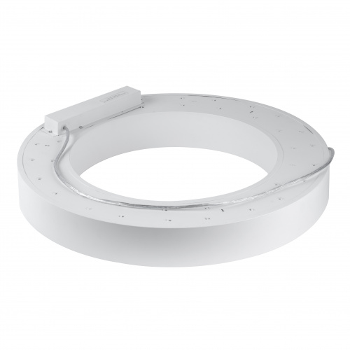 Светильник светодиодный Geometria ЭРА Ring SPO-133-W-40K-045 45Вт 4000К 3200Лм IP40 600*600*80 белый подвесной (1/5) (Б0050562) фото 5