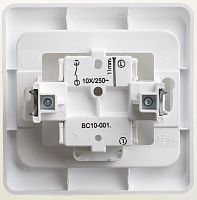 Выключатель 1-кл. С/У ЭТЮД 10А IP20 бел. Systeme Electric BC10-001B (1/20/120)