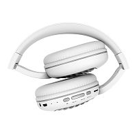 Наушники полноразмерные HOCO W23 Brilliant sound, bluetooth, цвет: белый (1/30) (6931474709615)