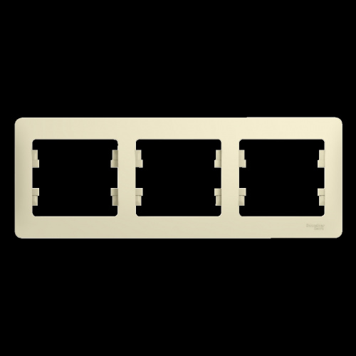 Рамка 3-м GLOSSA горизонт. беж. Systeme Electric GSL000203 (1/15/90) Рамка 3-м GLOSSA горизонт. беж. Systeme Electric GSL000203 (1/15/90)