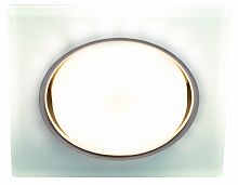 Светильник ЭРА встраиваемый с LED подсветкой DK LD50 FR GX53 белый матовый (1/50) (Б0057470)