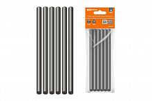 Клеевые стержни универсальные черные, 7 мм x 100 мм, 6 шт, "Алмаз" TDM (1/1/200) (SQ1024-0502)