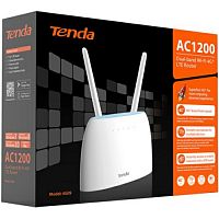 Роутер TENDA 4G09, 4G LTE и 4G VoLTE  2,4 ГГц,/ 5 ГГц увеличивает покрытие Wi-Fi, а технология Beamforming 4G/CAT6, белый (1/10)
