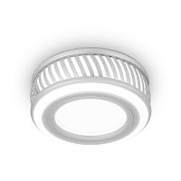 Светильник светодиодный GAUSS Backlight BL143 круглый "Даунлайт" Gu5.3, 3W, 3000K 1/40 белый матовый