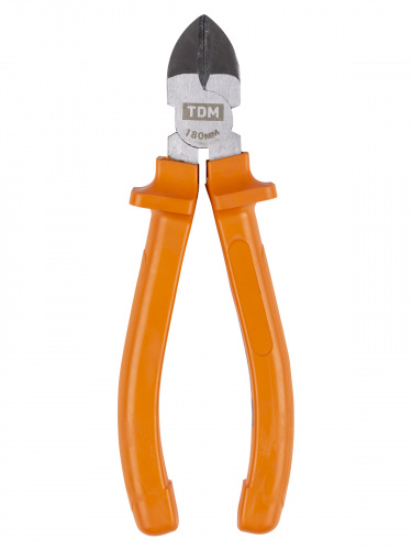 Бокорезы (кусачки), с пластиковыми рукоятками, углеродистая сталь, 180 мм, серия "Гранит" TDM (1/48) (SQ1009-0302) фото 5