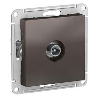 Механизм розетки TV 1-м С/У оконечной ATLASDESIGN 1DB мокко Systeme Electric ATN000691 (1/10/60)