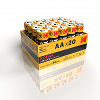 Элемент питания KODAK XTRALIFE  LR06-20 bulk XTRALIFE Alkaline (20/360) (Б0054765)
