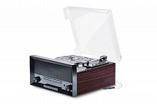 Виниловый проигрыватель RITMIX LP-400B Коричневое дерево, 3 скор. 33 1/3, 45, 78 об/мин; функц. автостоп; Bt; 2 встроенных дин; FM-радио (1) (80005616)