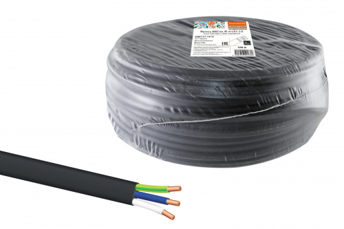 Кабель НАРОДНЫЙ ВВГмб-П нг(А)-LS 3х2,5 220/380 (100м) (SQ0117-1412)