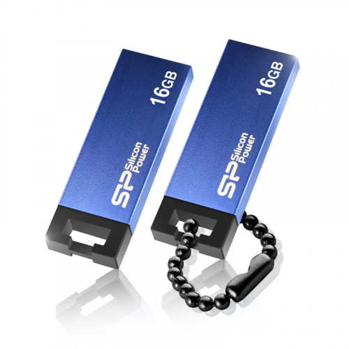 Флеш-накопитель USB 16GB Silicon Power Touch 835 синий металл (SP016GBUF2835V1B) Флеш-накопитель USB 16GB Silicon Power Touch 835 синий металл (SP016GBUF2835V1B)