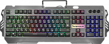 Клавиатура проводная игровая DEFENDER Renegade GK-640DL RU, USB, серебристый (1/20) (45640)