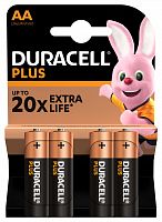 Элемент питания DURACELL  LR6  BL4 PLUS  (4/80) (Б0056030)
