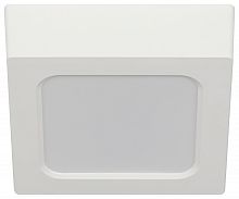 Светильник светодиодный ЭРА накладной DOWNLIGHT 20-12-4K квадратный 12Вт 4000К (1/90) (Б0057451)