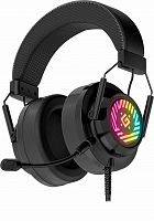 Гарнитура игровая DEFENDER Grendel черный, RGB, провод 2 м (1/20) (62390)