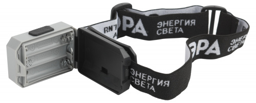 Фонарь ЭРА GB-708 налобный Шторм на батарейках 3 режима 5 Вт СОВ 3хААА (1/12/144) (Б0052750) фото 4