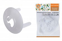 Заглушка TDM в розетку от детей с ключом (набор 6шт.) Народная (1/1/150) (SQ1825-0002)