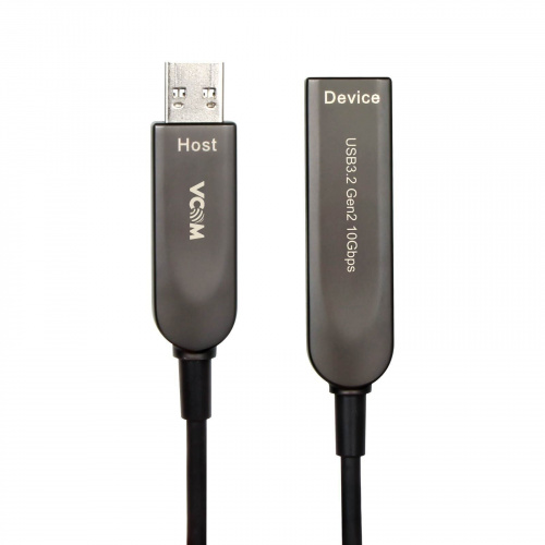 Активный оптический кабель USB3.2 Extention AM-AF 10м VCOM <D3730-10.0> Активный оптический кабель USB3.2 Extention AM-AF 10м VCOM <D3730-10.0>