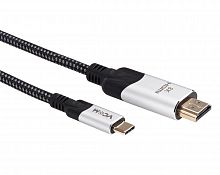 Кабель-переходник USB 3.1 Type-C(M)--> HDMI A(m) 8K@30Hz, 1.8m ,Alumi Shell,VCOM <CU423MCV-1.8M> (1/50)