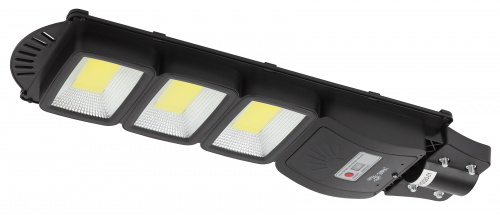 Светильник ЭРА консольный на солн. бат. COB 60W с датч. движ. ПДУ 1100lm 5000К IP65 (6/90) (Б0046795)