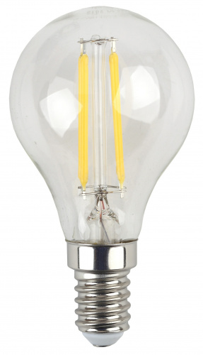 Лампа светодиодная ЭРА F-LED P45-7W-827-E14 E14 / Е14 7Вт филамент шар теплый белый свет (1/100) (Б0027946) фото 5
