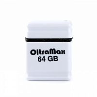 Флеш-накопитель USB  64GB  OltraMax   50  белый (OM-64GB-50-White)
