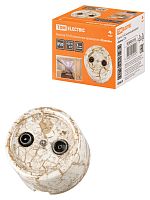 Розетка TDM TV+R оконечная мраморная «Болонь» (1/72) (SQ1820-0155)