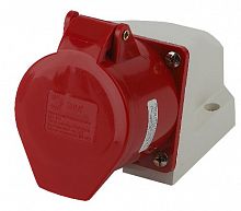 Розетка ЭРА стационарная наружная 12 5 3Р+РЕ+N 32А 380В IP44 (10/60/720)
