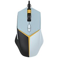 Мышь проводная игровая DEFENDER мышь Shotgun GM-176, 6кн, 3600dpi, 1.5м, черный/серый (1/36) (52176)