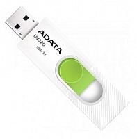 Флеш-накопитель USB 3.1  512GB  A-Data  UV320  белый/зелёный (AUV320-512G-RWHGN)