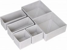 Набор органайзеров DEFENDER HOME Violetta 6 белый,28*28/28*14/14*14*12 X 2 (1/18) (28539)