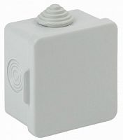 KOR-65-65-50-4g ЭРА Коробка распаячн. открытой установки КОР 65х65х50мм с гермовводами 4 вх. IP54
