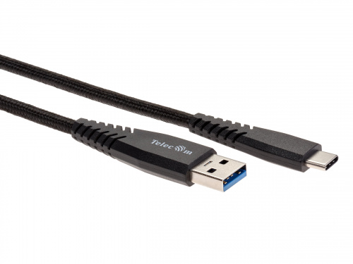 Кабель-переходник USB 3.1 Type-C(M)--> USB 3.0 Am, 2метра TELECOM <TC402B-2M> (1/125) фото 3 Кабель-переходник USB 3.1 Type-C(M)--> USB 3.0 Am, 2метра TELECOM <TC402B-2M> (1/125) фото 3