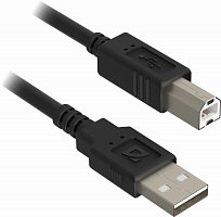 Кабель DEFENDER USB 2.0 AM-BM 30AWG, никель, 5м (1/13/104) (87013)