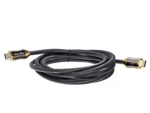 Кабель HDMI 19M/M,ver. 2.1, 8K@60 Hz 3m метал разъемы, нейлоновая оплетка TELECOM <TCG300-3M> (1/40) фото 5 Кабель HDMI 19M/M,ver. 2.1, 8K@60 Hz 3m метал разъемы, нейлоновая оплетка TELECOM <TCG300-3M> (1/40) фото 5