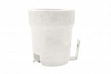 Патрон НАРОДНЫЙ керамический E27 с держателем, Б/Н (без индивид. наклеек), белый (400) (SQ0335-0038)