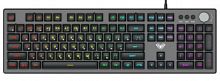 Клавиатура игровая AULA F2028 мембранная, алюминий/пластик, RGB подсветка кн., кабель 1,6м, USB, 106 кн. (1/20) (80001194)
