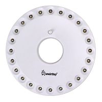 Фонарь SMARTBUY SBF-8253-W, белый, с карабином для подвешивания, 4АА (1/72)