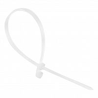 Хомут SMARTBUY нейлоновый с монтажным отверстием 4,8х300мм, белый (100шт./уп.) (SBE-CTH-48-300-w) (10/100)