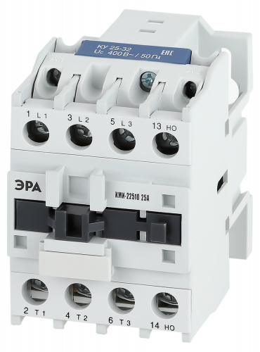 Контактор ЭРА PRO KKM21-025-400-10-E КМИ-22510 25А 400В/АС3 1НО (1/30) (Б0050439)
