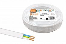 Провод НАРОДНЫЙ ПУГСП 3х2,5 (10м), белый (1/100/100) (SQ0126-0217)