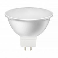 Лампа светодиодная SMARTBUY GU5.3 (MR16) 5Вт 220V 3000K (рефлекторная, теплый свет) (10/100) (SBL-GU5_3-05-30K-N)