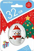 Флеш-накопитель USB  32GB  Smart Buy Wild series  Снеговик  Snow Paul (SB32GBSnowP)