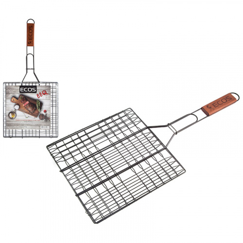 Решетка для барбекю X-382-NSW с антипригарным покрытием (6 секций, р-р 25*25 см, общая длина 54 см) (1/6/24) (999659)