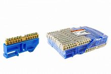 Шина "N" нулевая с изолятором на DIN-рейку 8x12мм стойка бол. 12 групп TDM (SQ0801-0033)